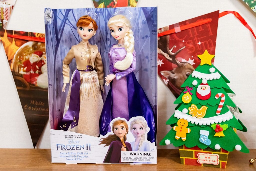 ディズニーストアのアナ雪2人形をクリスマスプレゼントに＊2019年12月